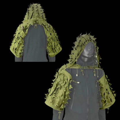 Tactical Ghillie Viper Hood 3D Leaf