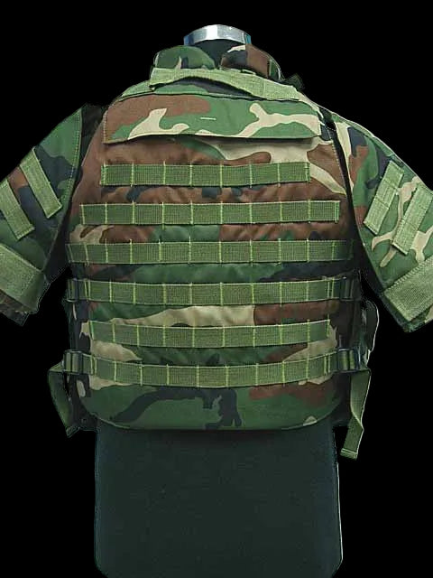 Camouflage Mockup Armor With Pouch/Pad - Bushman Outpost