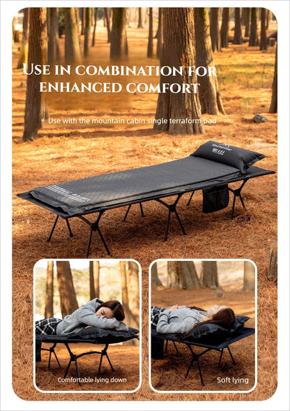 Foldable Camping Bed with A Load Capacity of 150 Kg