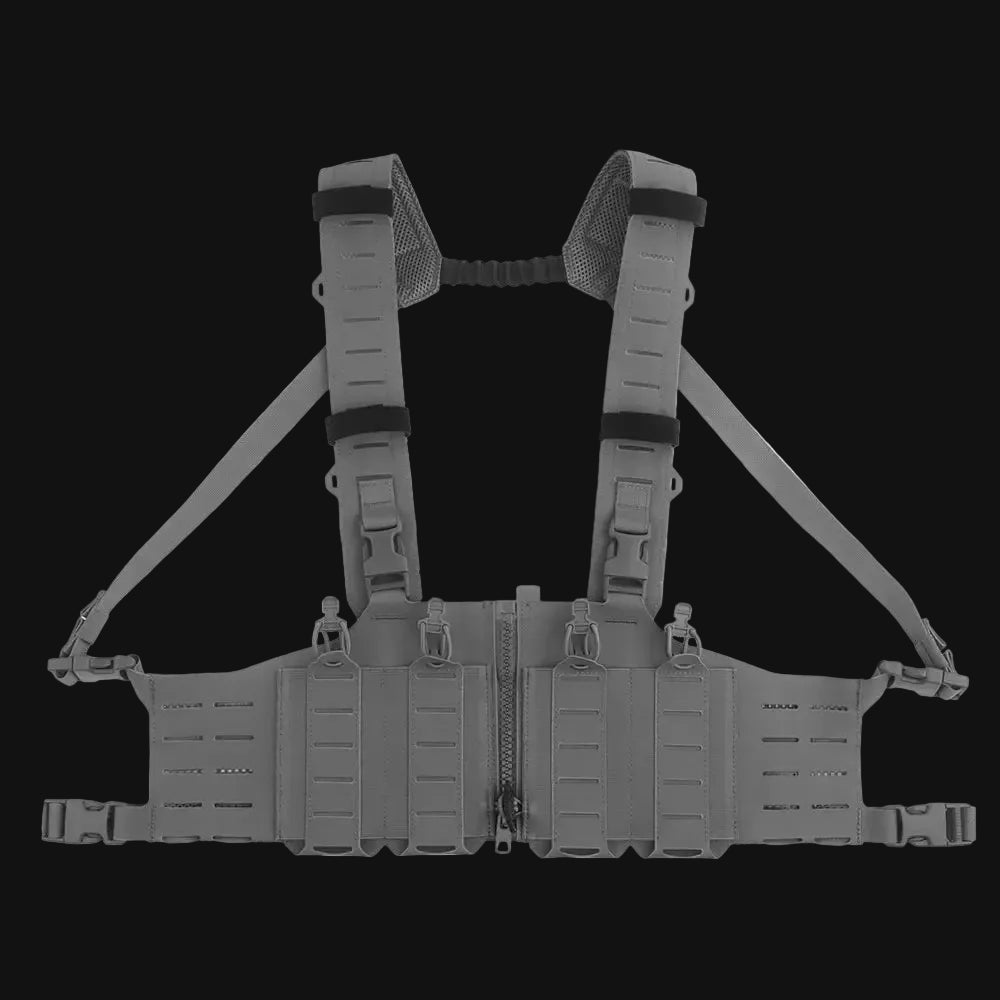 Lightweight MOLLE with Mag Pouch H-Style Strap SF Vest Chest Rigs