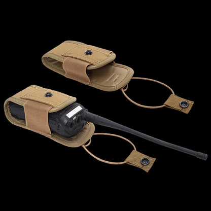 Molle System Walkie-talkie Camouflage Pouch - Bushman Outpost