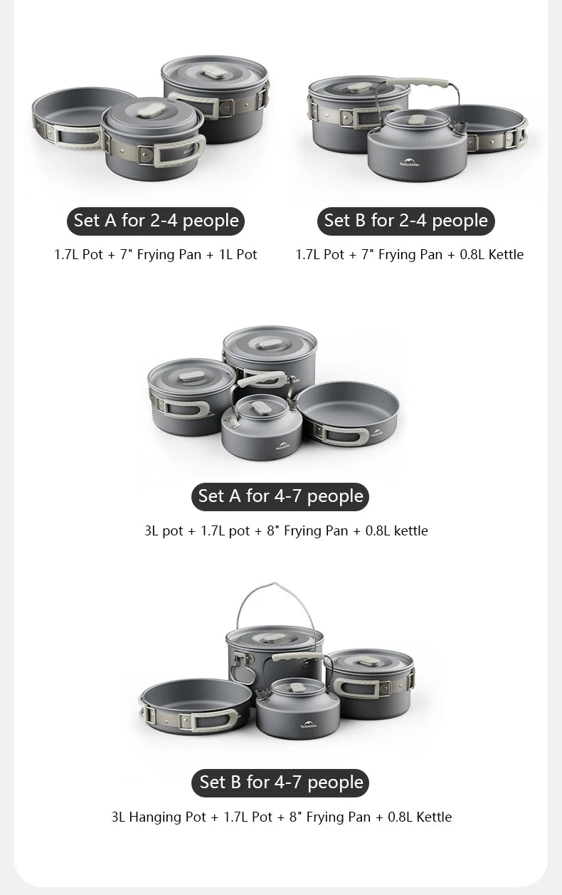 Camping Cookware Kit
