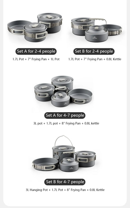 Camping Cookware Kit