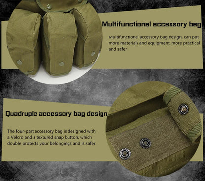 Tactical MOLLE Quick Release AK Vest