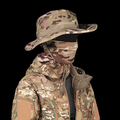 Camouflage Boonie Hat Balaclava Set
