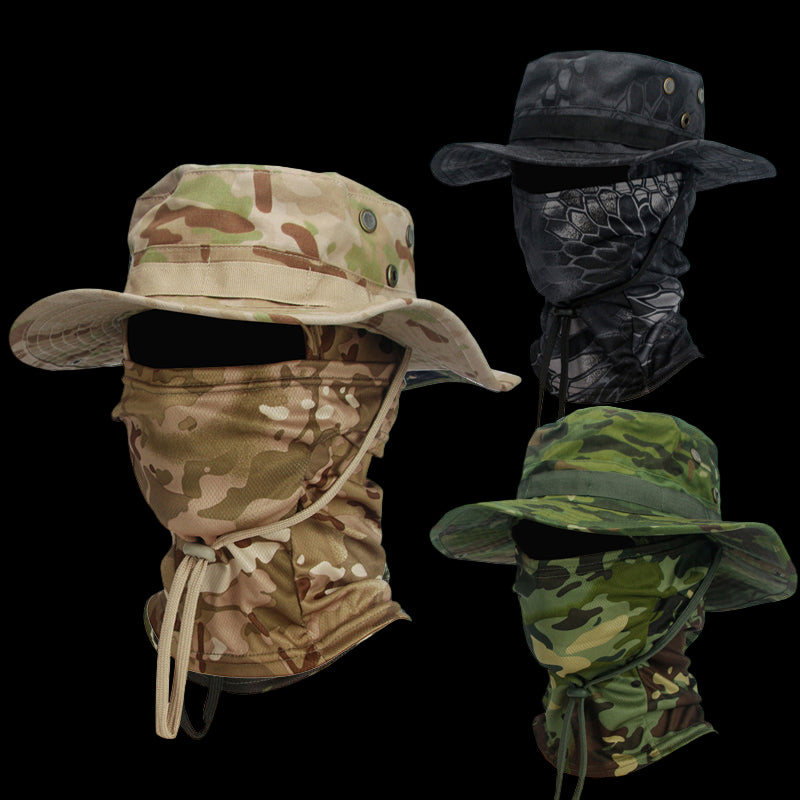 Camouflage Boonie Hat Balaclava Set
